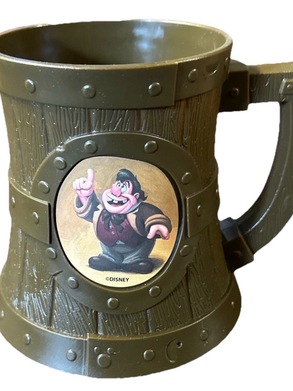 Disney Olive Brown Fantasy Tankard - Archer Crest Accent - Picture 2 of 6